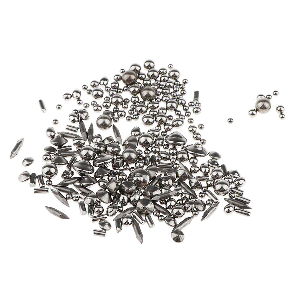 1BL / 450g Stainless Steel Loose Beads Spacer Beads DIY Cord Bead