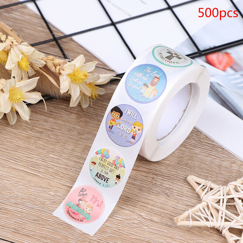 500pcs/roll kids toys Stickers for seal label Sealing decoration Sticke Tt