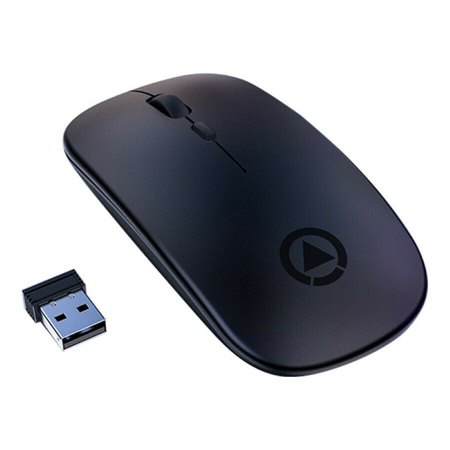2.4GHz Wireless Mouse Cordless Mice USB Rechargeable For PC Laptop Smart TV