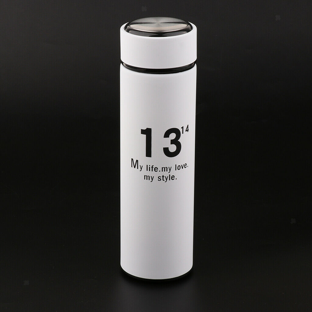 Stainless Steel Insulated Travel Mugs Tumbler Double Wall Water Cups White