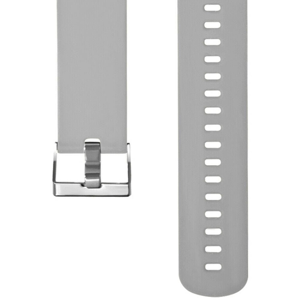 Silicone Smart Watch Band Replacement Strap for AMAZFIT Watch 3 Gray