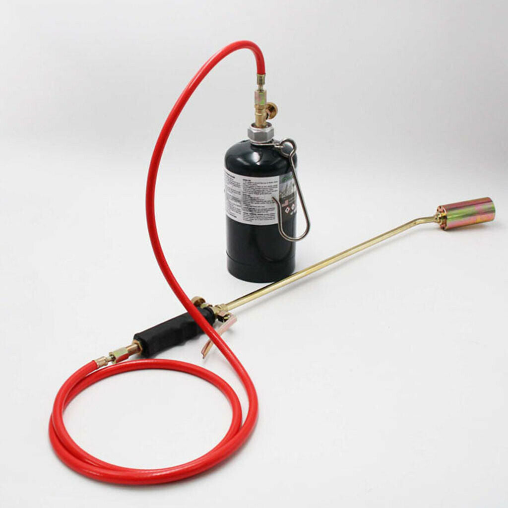Weed Burner Gas Welding Torch Garden Roof Grass Blowtorch Flamethrower Hose