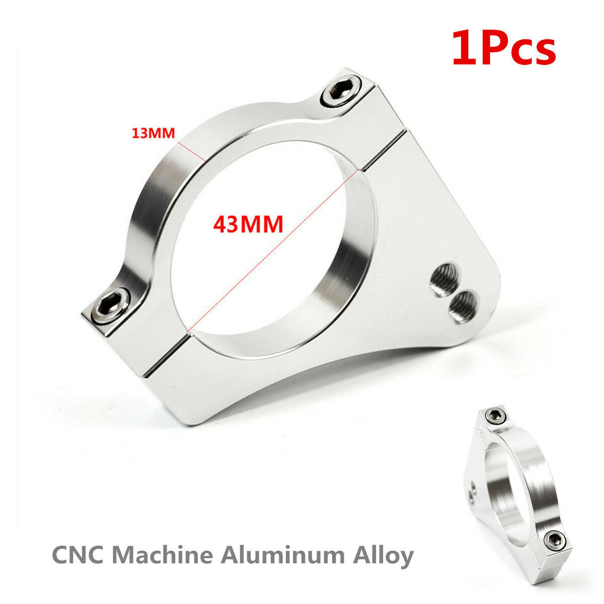 43mm Motorcycle Steering Damper Fork Bracket Reduce Lever Vibration Fork Clamp