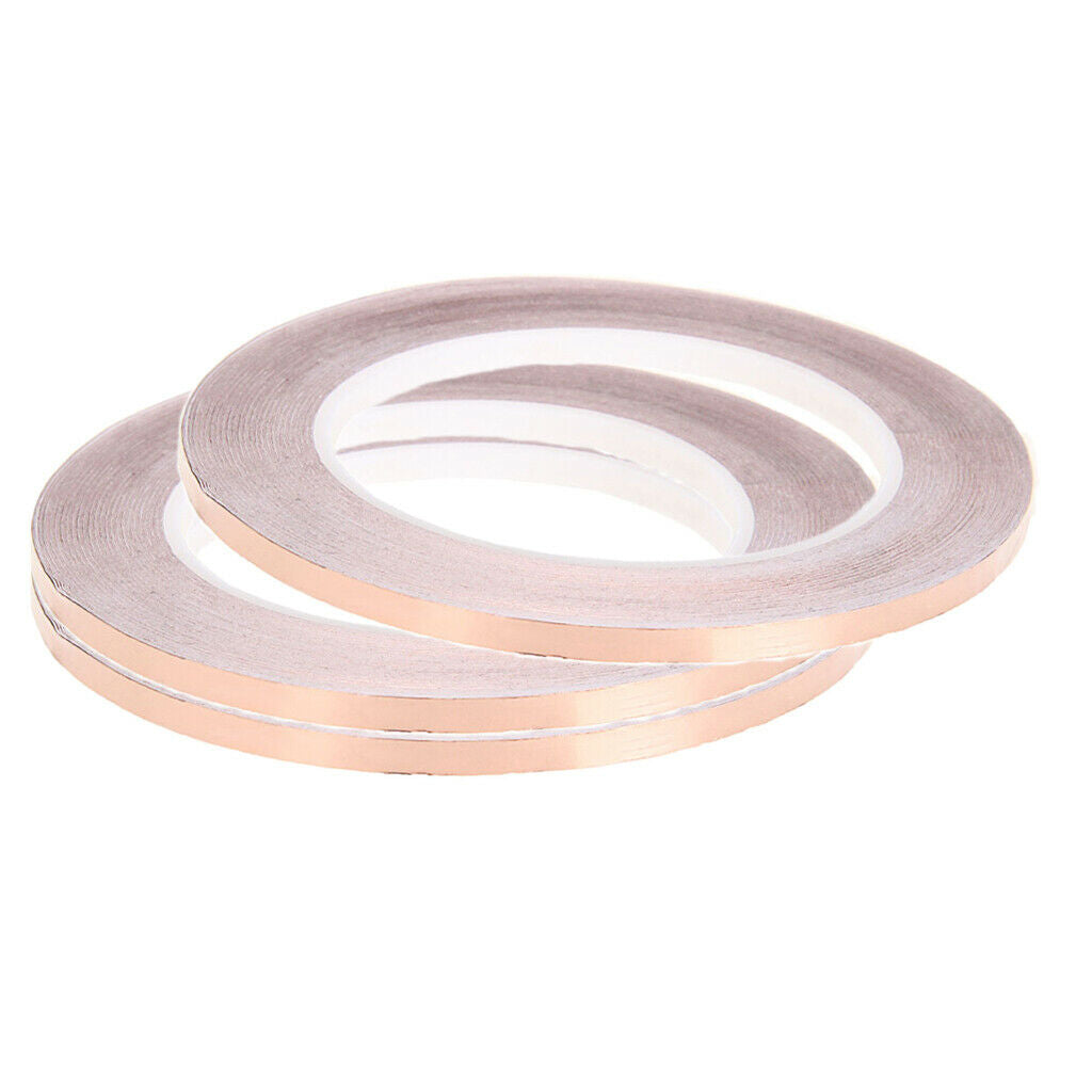 3Pcs Copper Foil Tape Adhesive for Guitar Laptop PDP Transformer Crafting