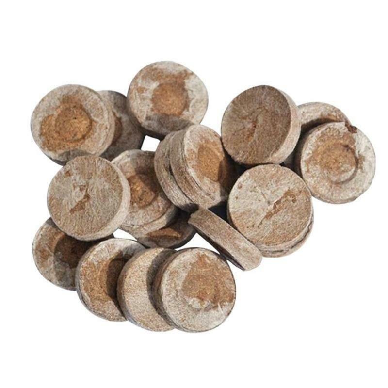 10x Plants Starting Nursery Soil Block Garden Cultivate Planting Peat Cultivate