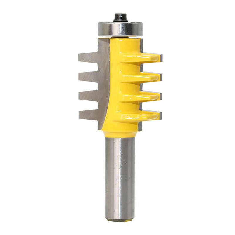 1Pcs 1/2'' Shank Reversible Finger Woodworking Angle Cutter Tool Joint Bit Metal