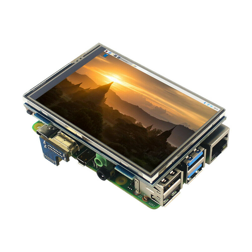 For Raspberry Pi 4 3.5'' Touch Screen TFT LCD Display with Case &Pen Kit 320x480