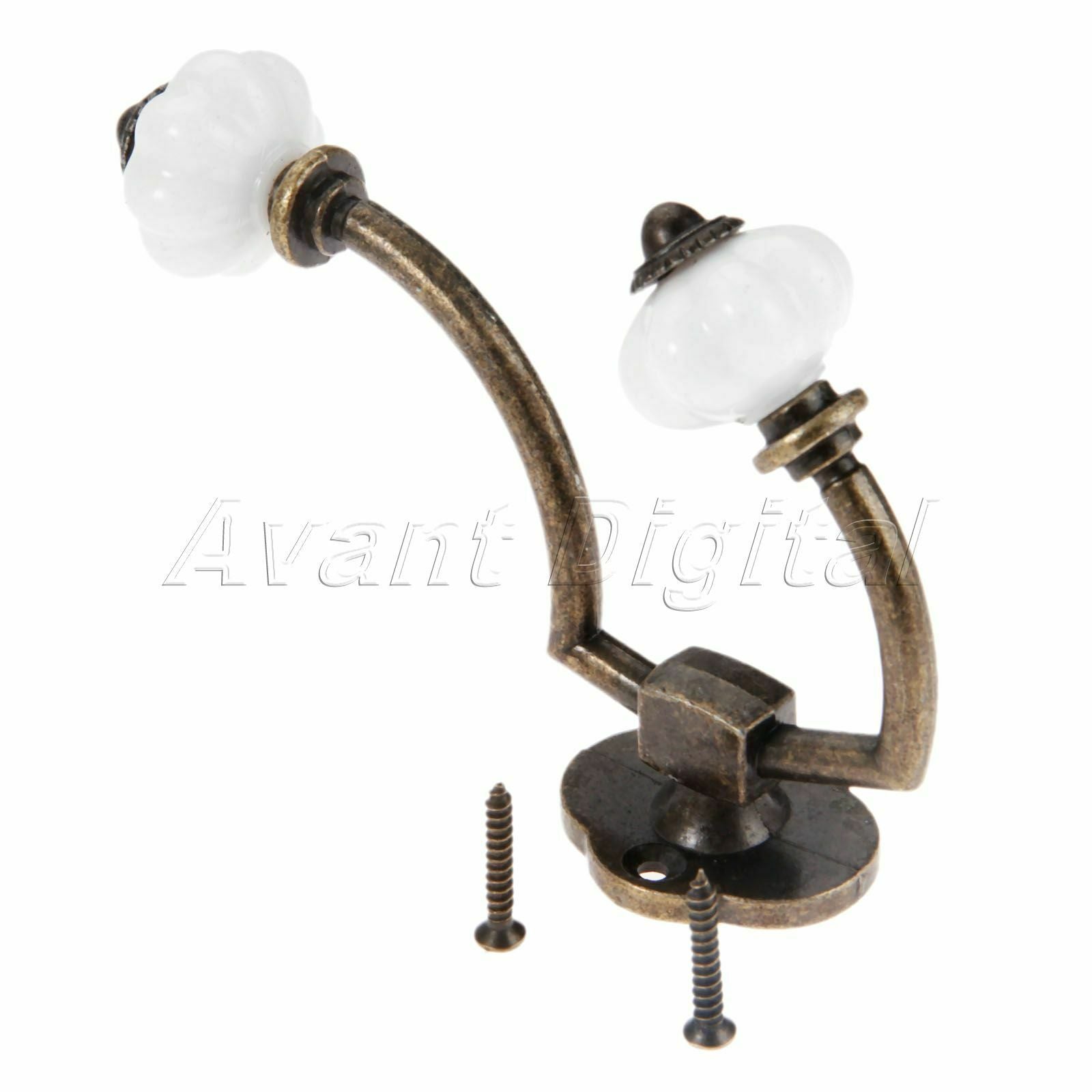 Retro Towel Clothes Hat Key Hook Holder Wall Hooks Hangers Organization Decor