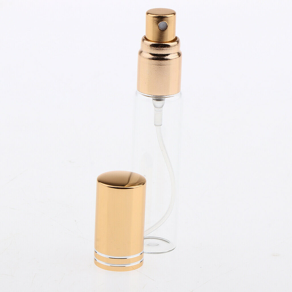 10 Pieces 10ml Empty Refillable Glass Perfume Spray Bottles Liquid Vials
