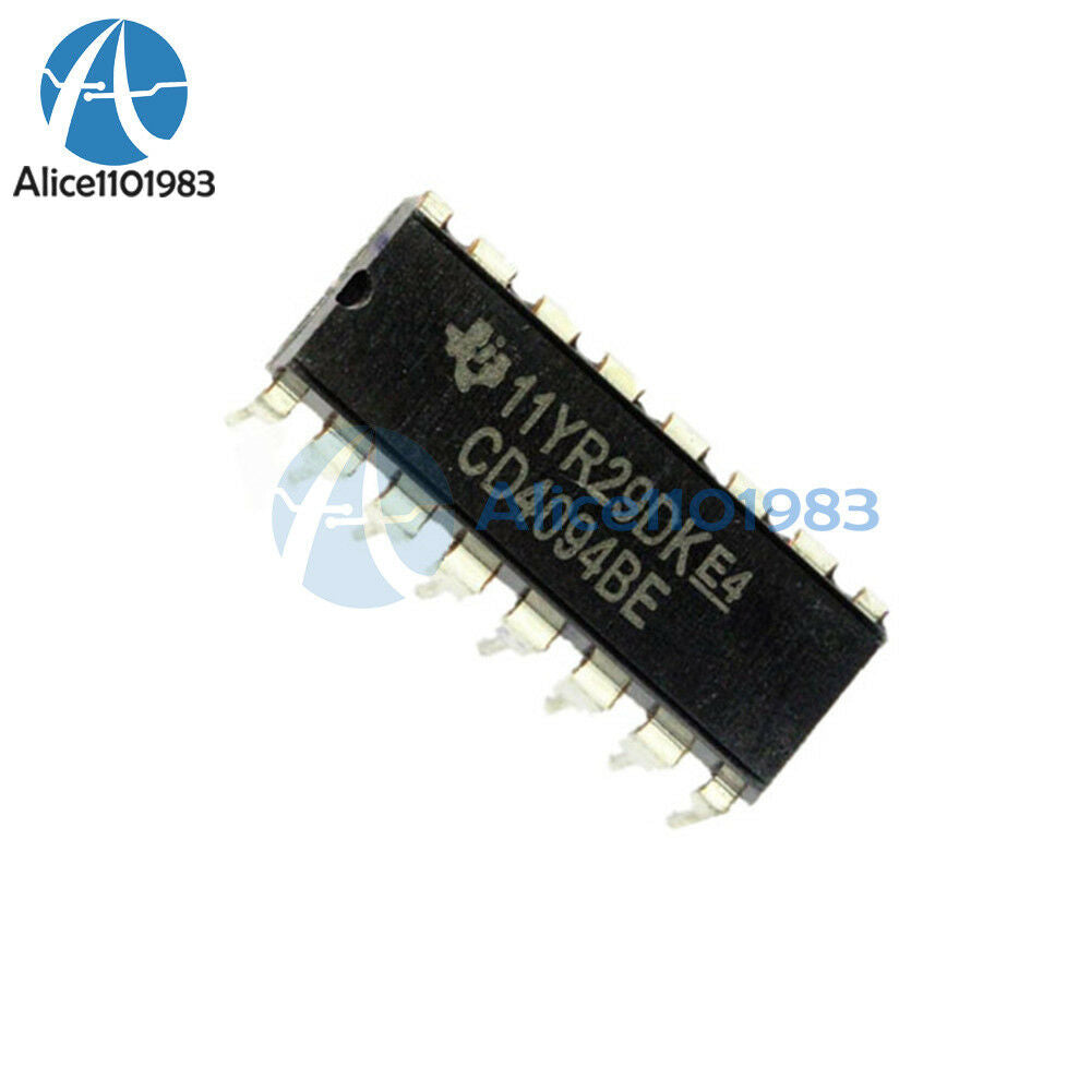 10PCS CD4094BE DIP-16 CD4094 4094 NEW IC 8-STAGE Shift-and-Store BUS REGISTOR