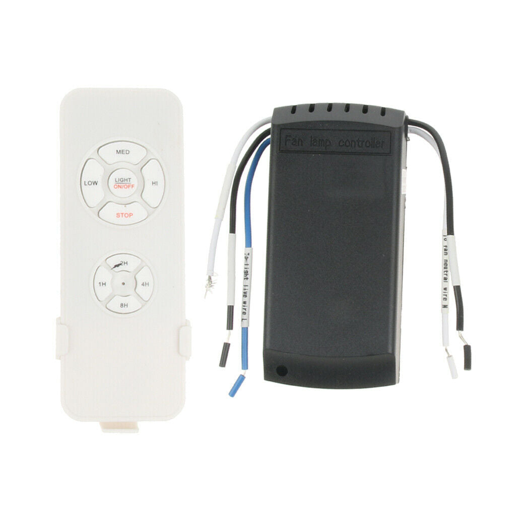 -240V Timing Wireless Remote Control Kit for Ceiling Fan & Lamp