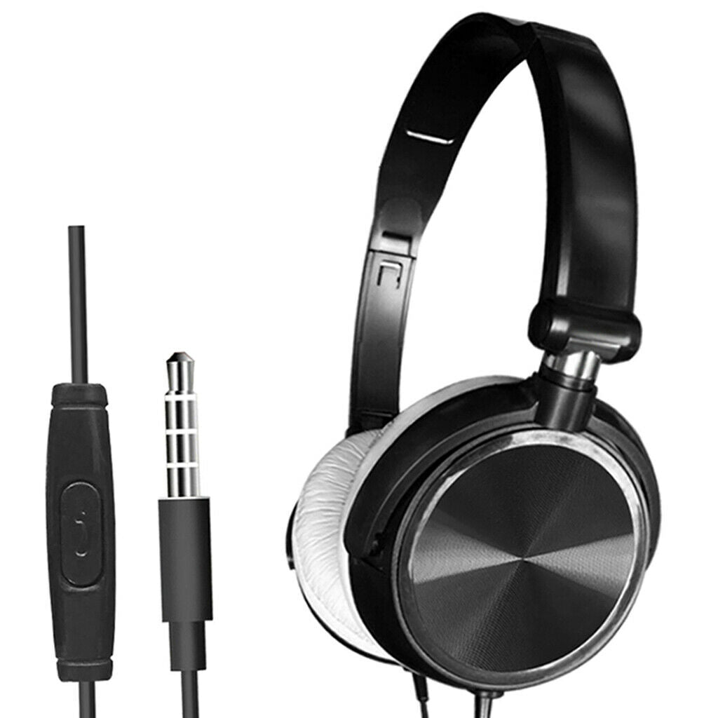 S1 Headset Heavy Bass Game Karaoke Voice Headset Phone Headphone black