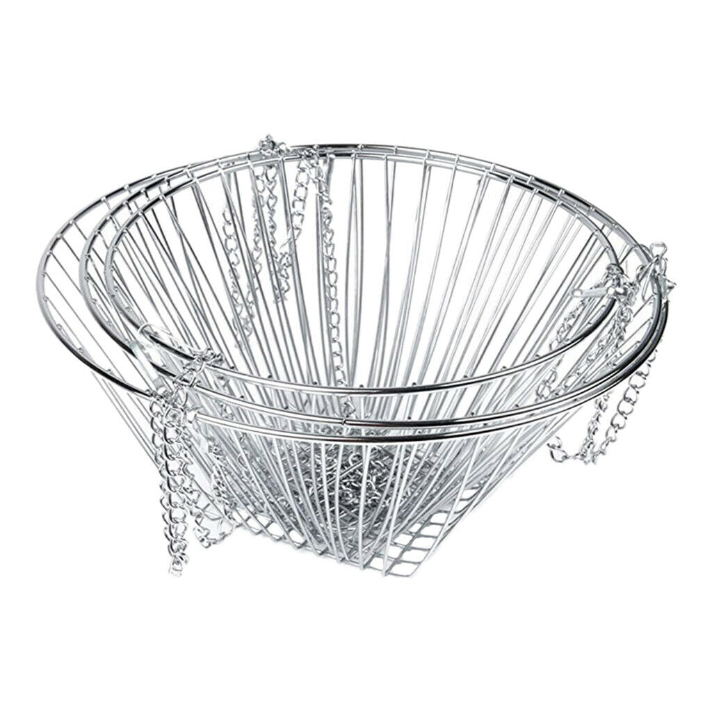 3-Tier Modern Adjustable Detachable Hanging Fruit Basket Bread Organizer