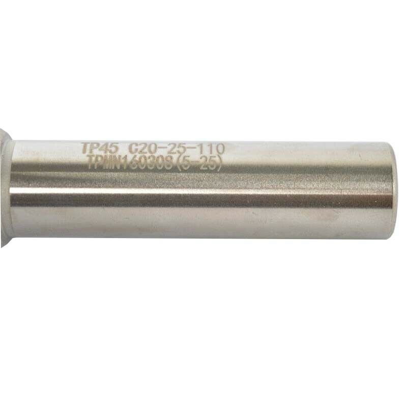 45° 5mm-25mm TP45C20-25-110 Chamfering drill tool holder For TPMN1603 inserts