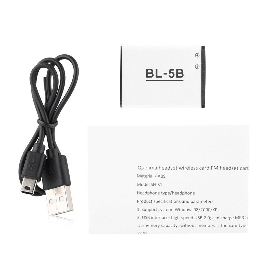 Foldable Wireless Headset, Sports Headphones Supports FM Radio,TF Card, Aux, LCD