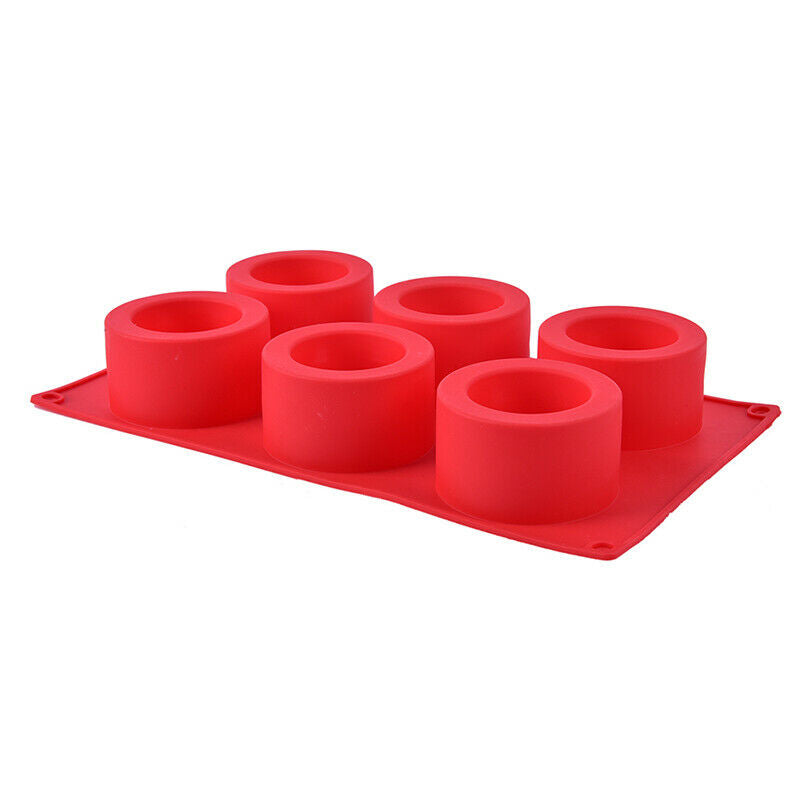6 Holes Concrete Planter Molds Homemade Succulent Plants Pot Silicone MoldY SJ