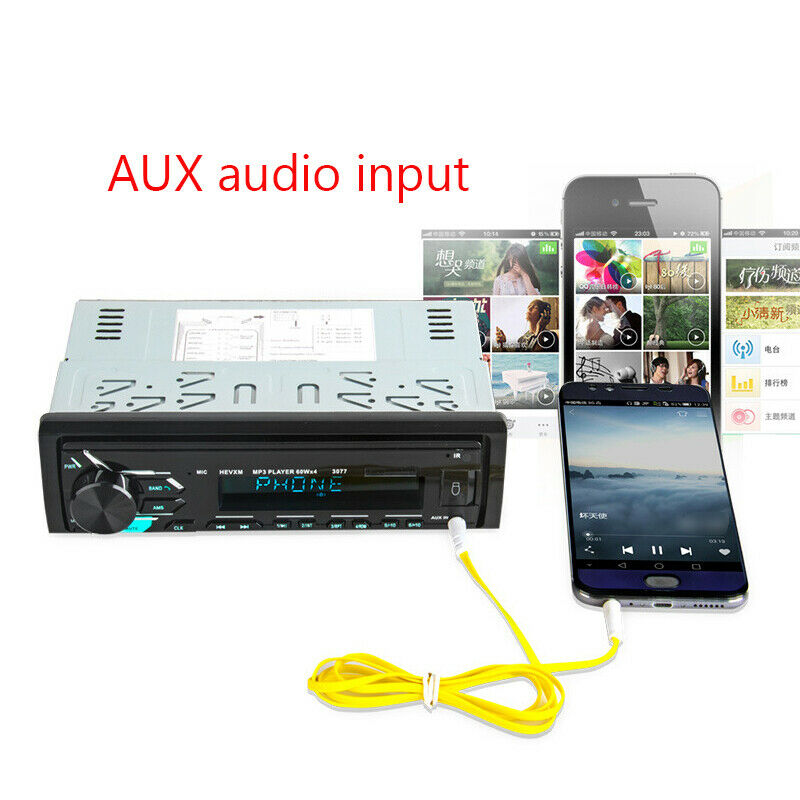 Car Bluetooth Handsfree Call MP3 Player Multifunction Radio USB/TF Card Reader