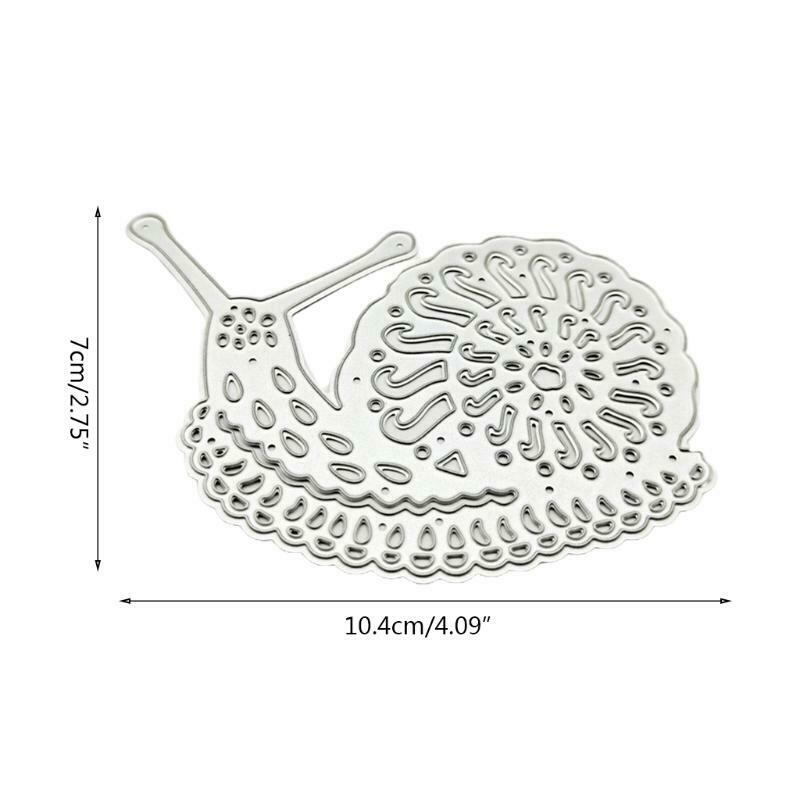 Cartoon Snail Cutting Die Delicate Cute Carbon Steel Blade Punch Stencils Dies