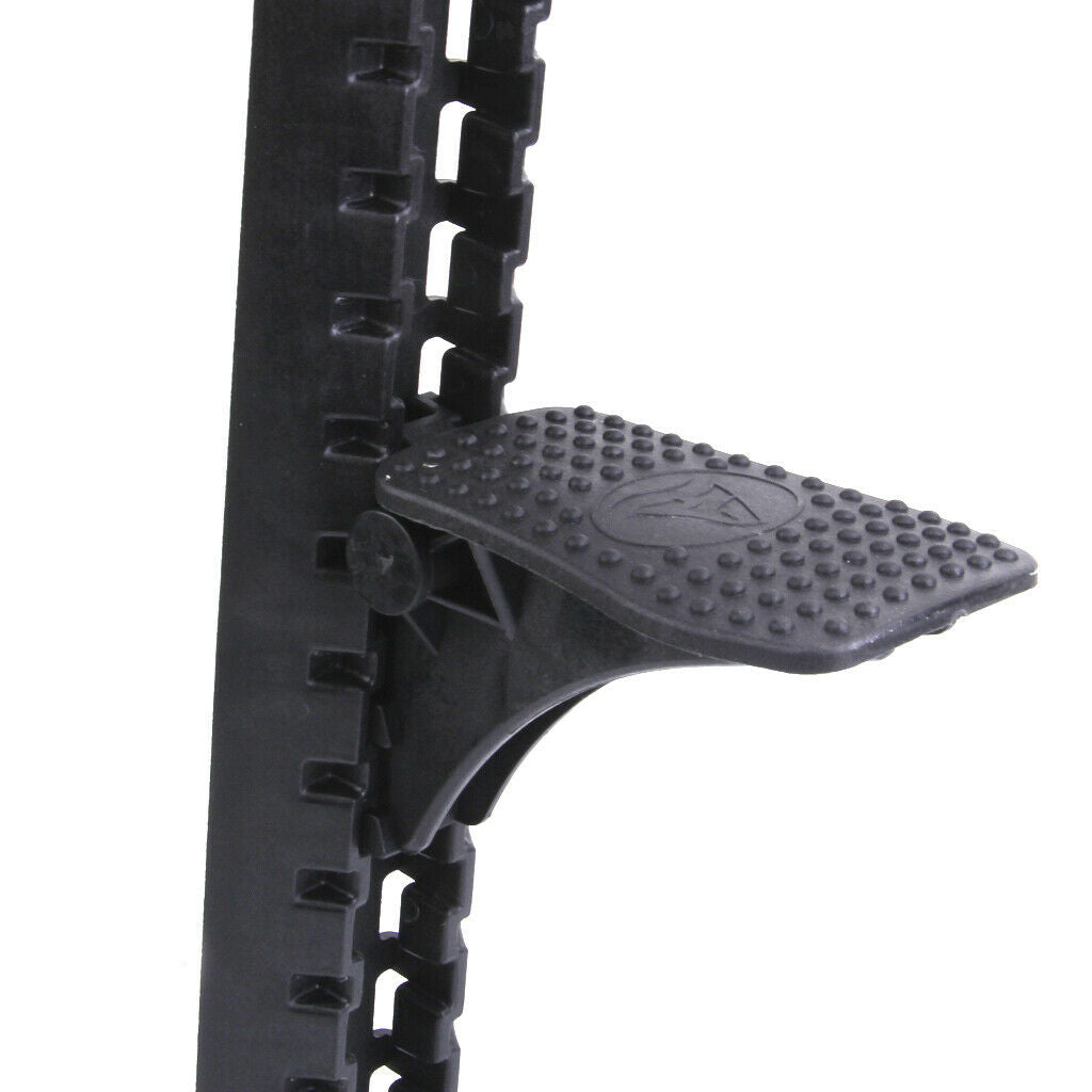 2pc Black Nylon Adjustable Marine Boat Kayak Foot Brace   Lock Accessories