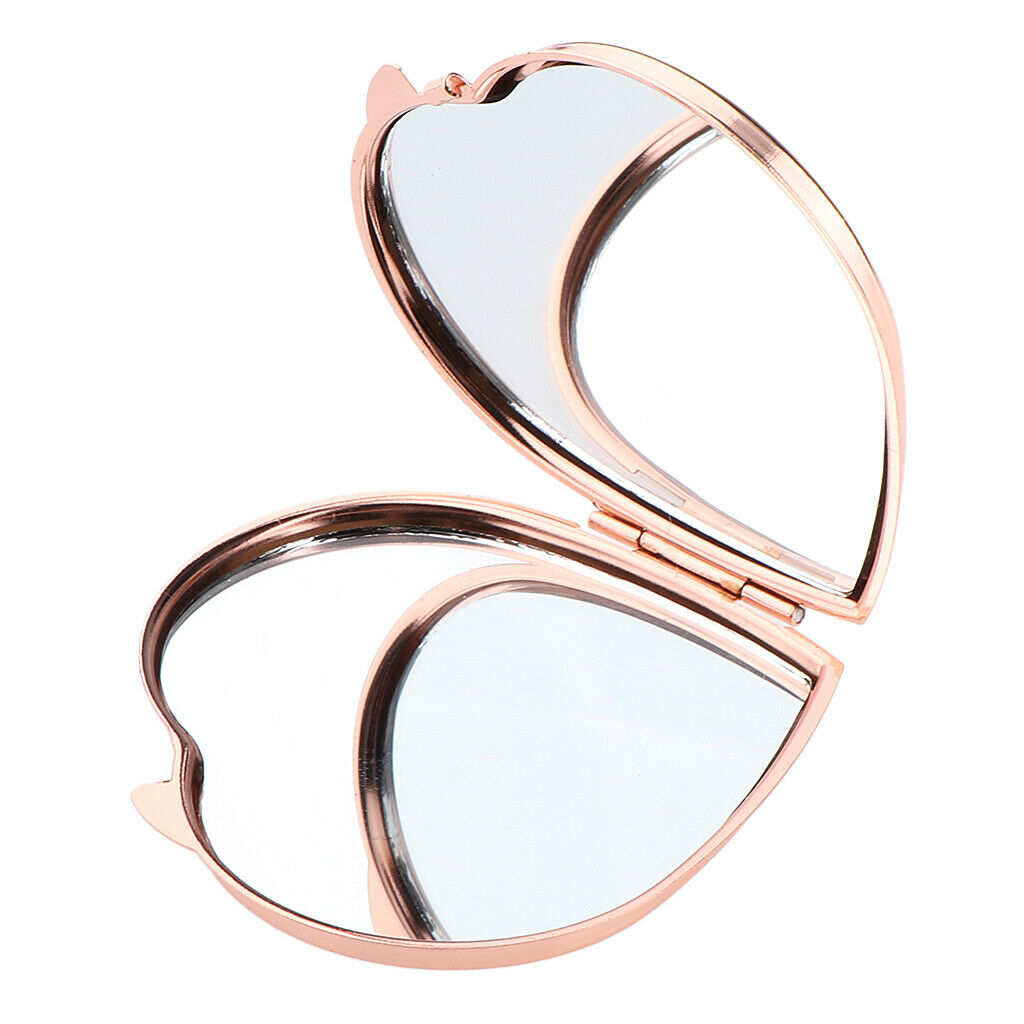 1 Piece Of Double Sided Compact Mirror - Small Handheld Makeup Mirror, Great for