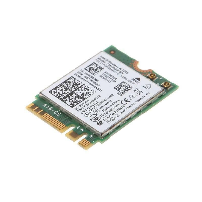For Intel Wireless-N 7265 7265NGW BN Dual Band 2x2 Wi-Fi Bluetooth-compatible