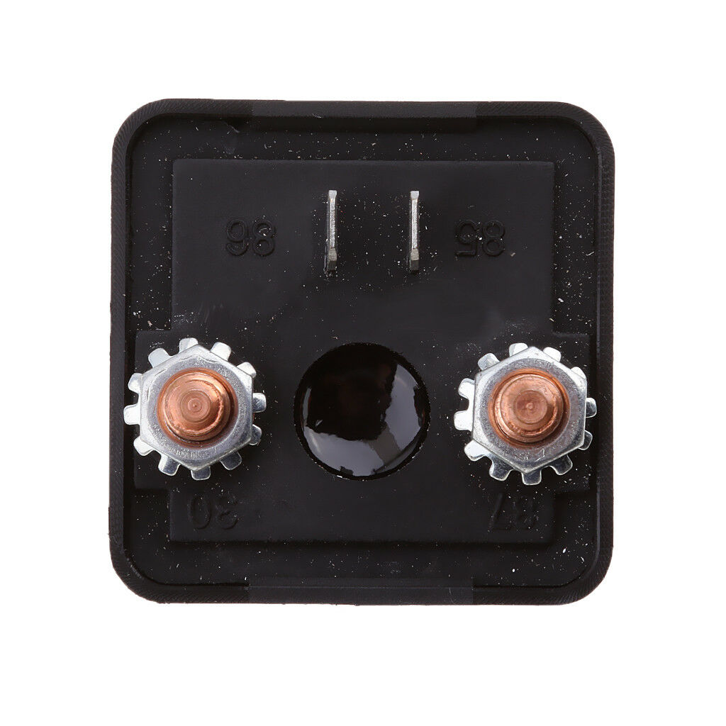 2x 12V Heavy Duty Split Charge Winch 200A 4 Pin Relay Connectors For Car Van