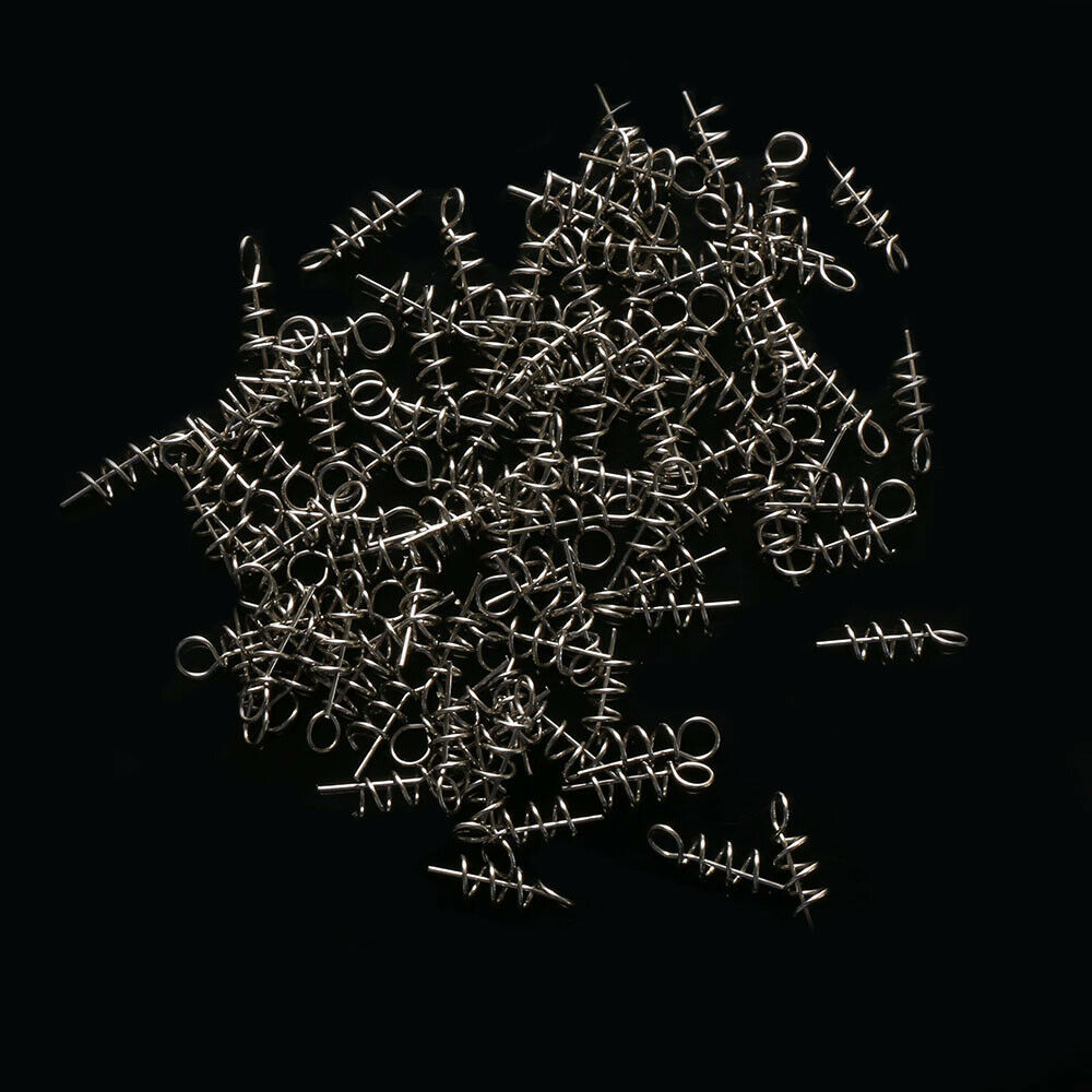 Universal Outdoor Sport Pins Stainless Steel Spring Lock Needle Fishing Bait