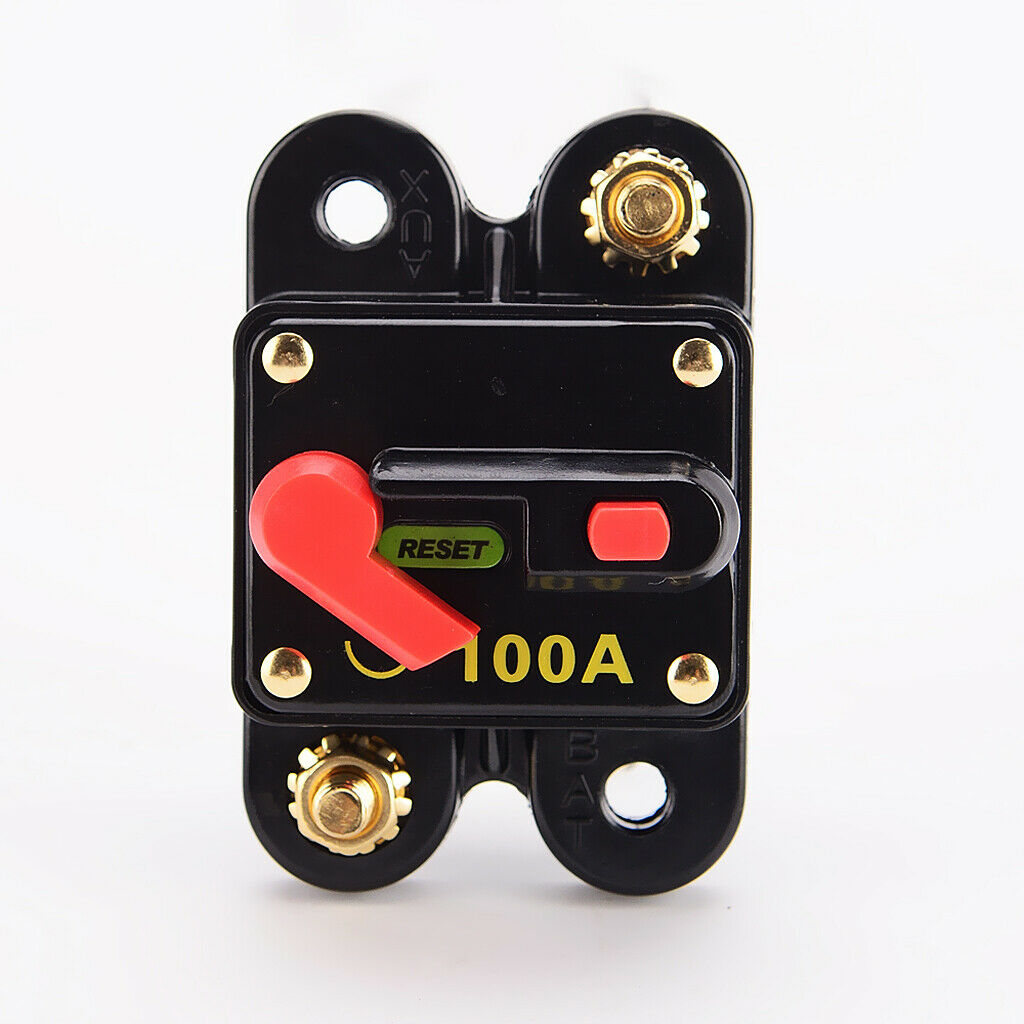 3 Pieces Manual Reset Circuit Breaker Switch 12V 24V Car SUV Marine Boat