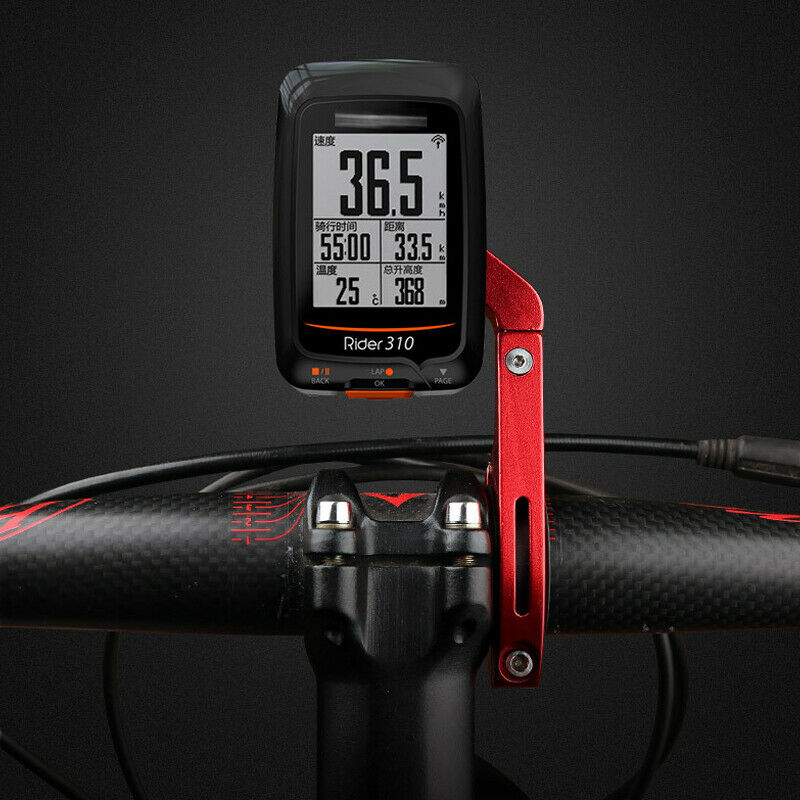 Mountain Bike Bicycle Handlebar Clamp Extension Bracket for Odometer Camera Lamp