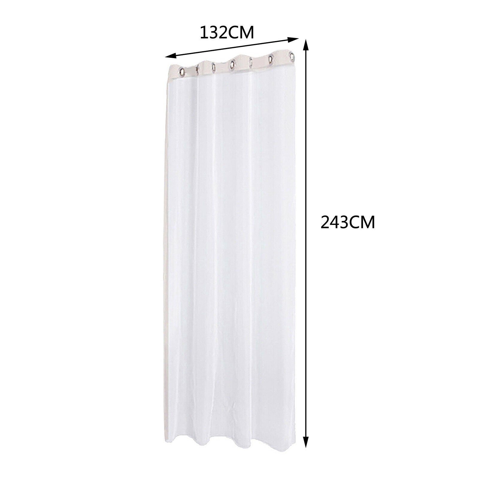 2pcs Sheer Curtain Grommet Porch Patio Drape Pergola Corridor Decoration
