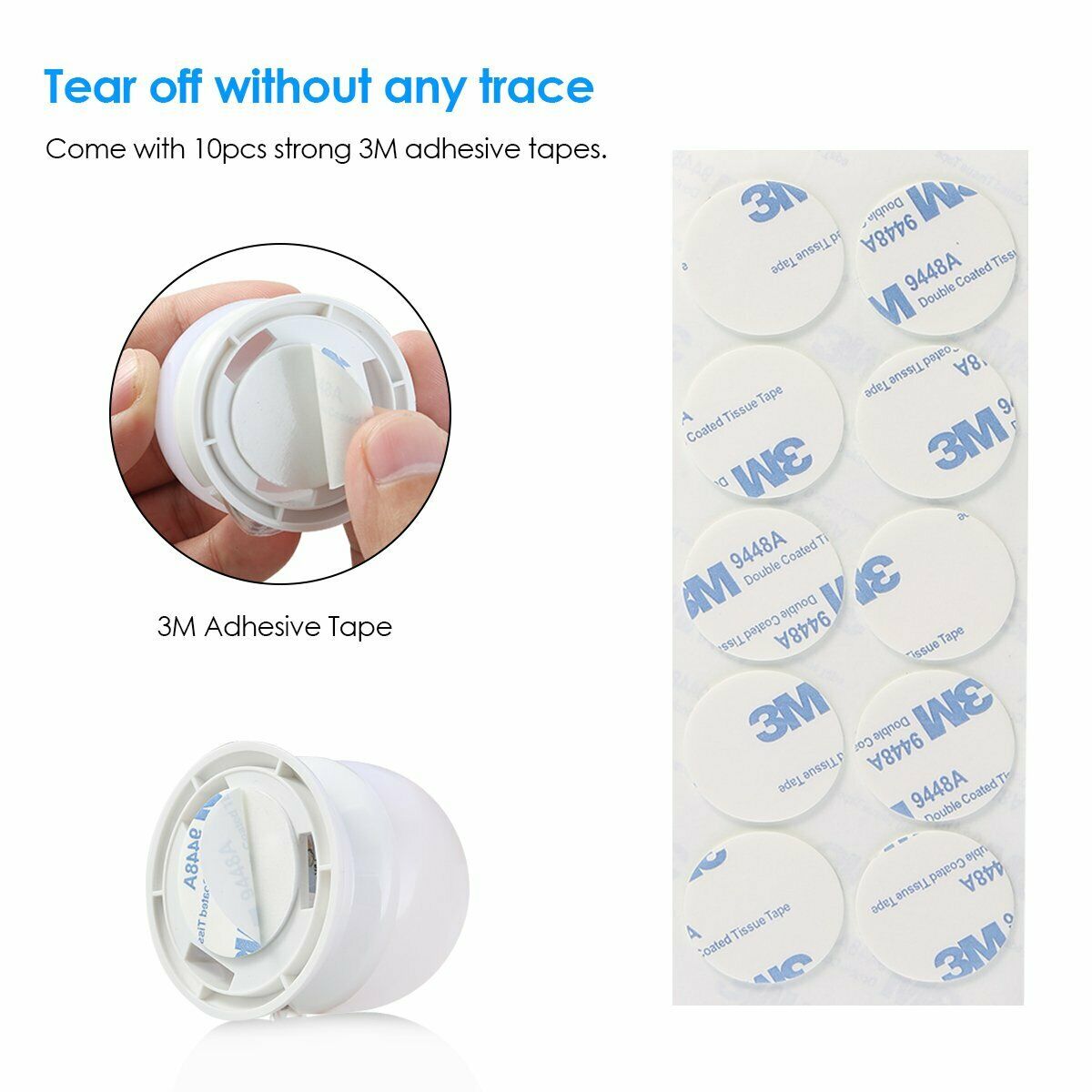 10LED Bulb white Hollywood Style LED Vanity Mirror Lights Makeup Dressing Decor