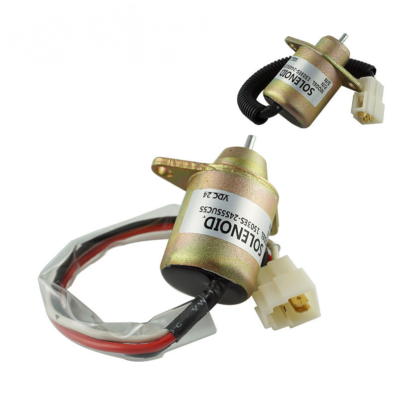 Excavator Parts 1503Es-12S5Suc5S 12V24V Flameout Solenoid Valve Switch