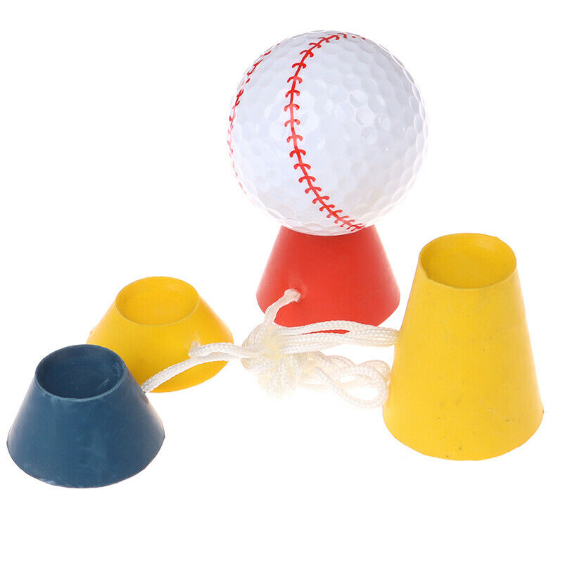 4 In 1 Different Golf Tees Golf Winter Rubber Tee with Rope Golf Ball Hol.l8
