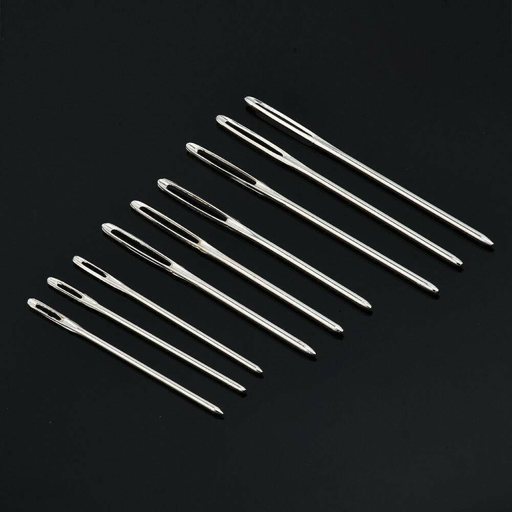 9X Sewing Needles Large Eye Hand Blunt Needle Embroidery Darning Tapestry Yarn