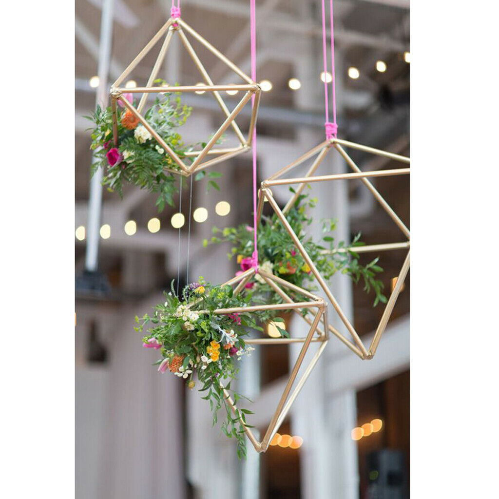 Creative DIY Wedding Centrepiece Garden Flower Holder Decoration Brass