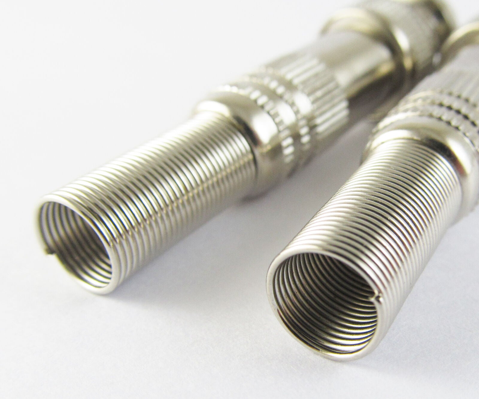 50pcs Metal BNC Plug Male w/spring for CCTV Free Soldering