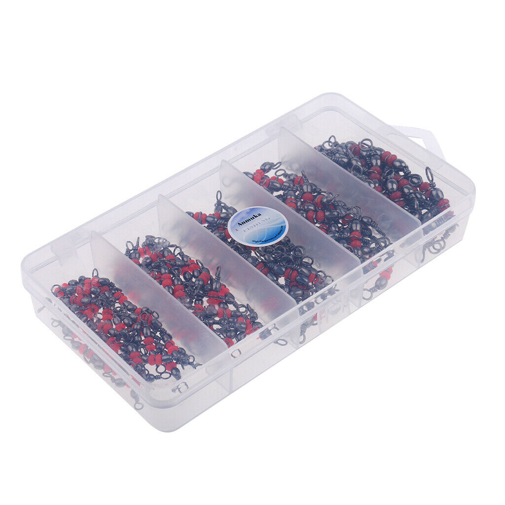 125 Pieces Of Fishing 3 Way Rolling Whirl   Suitable For Night Fishing