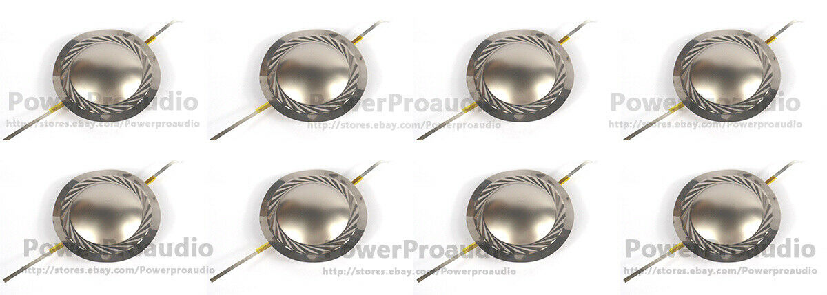 8pcs 39mm High quality Titanium  diaphragm 8 ohm tweeters speaker voice coil
