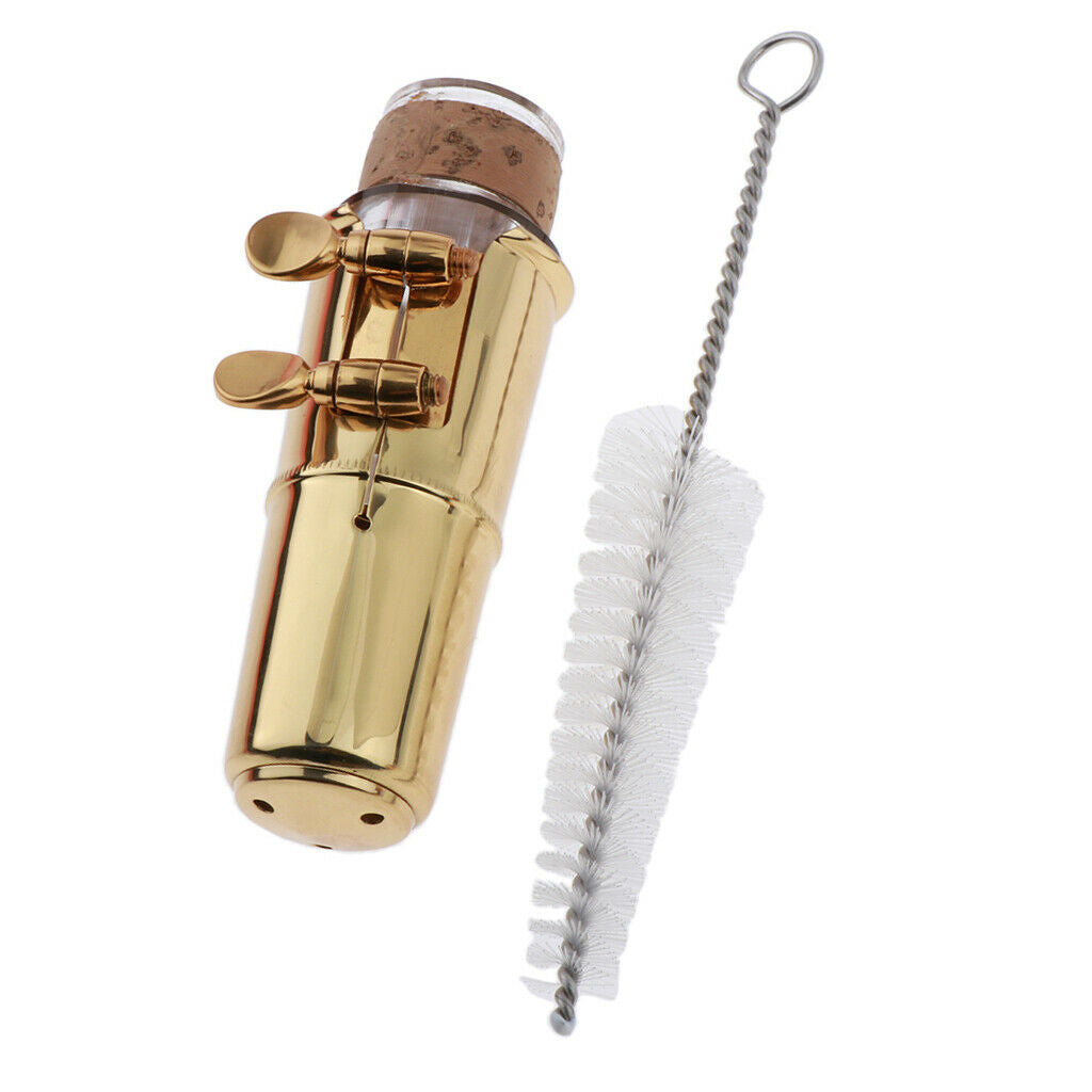 Brass Mouthpiece, Metal Leaf Screw , Brush Set for Alto Saxophone