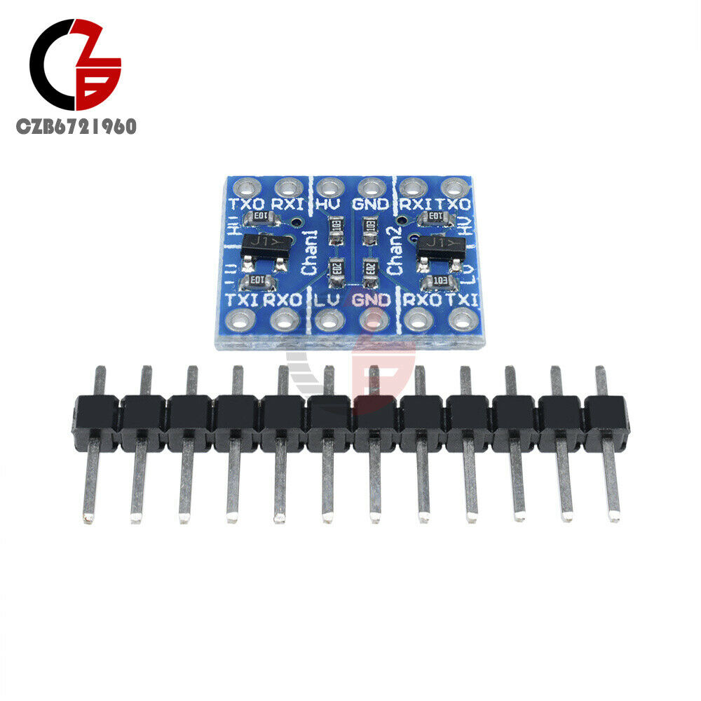 10PCS 5V to 3.3V I2C IIC 2-Channels Bi-Directional Logic Level Converter Module