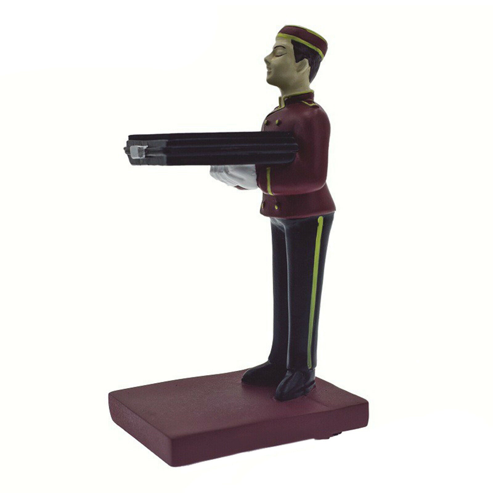 Watch Display Stand Waiter Shaped Organizer Showcase Glasses for Desk Home
