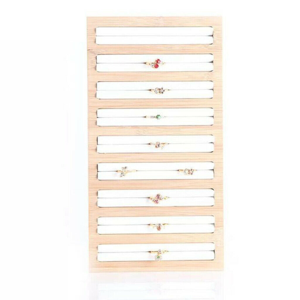 2x White Jewelry Display Plate Earrings Storage Holder Tray Home Decor