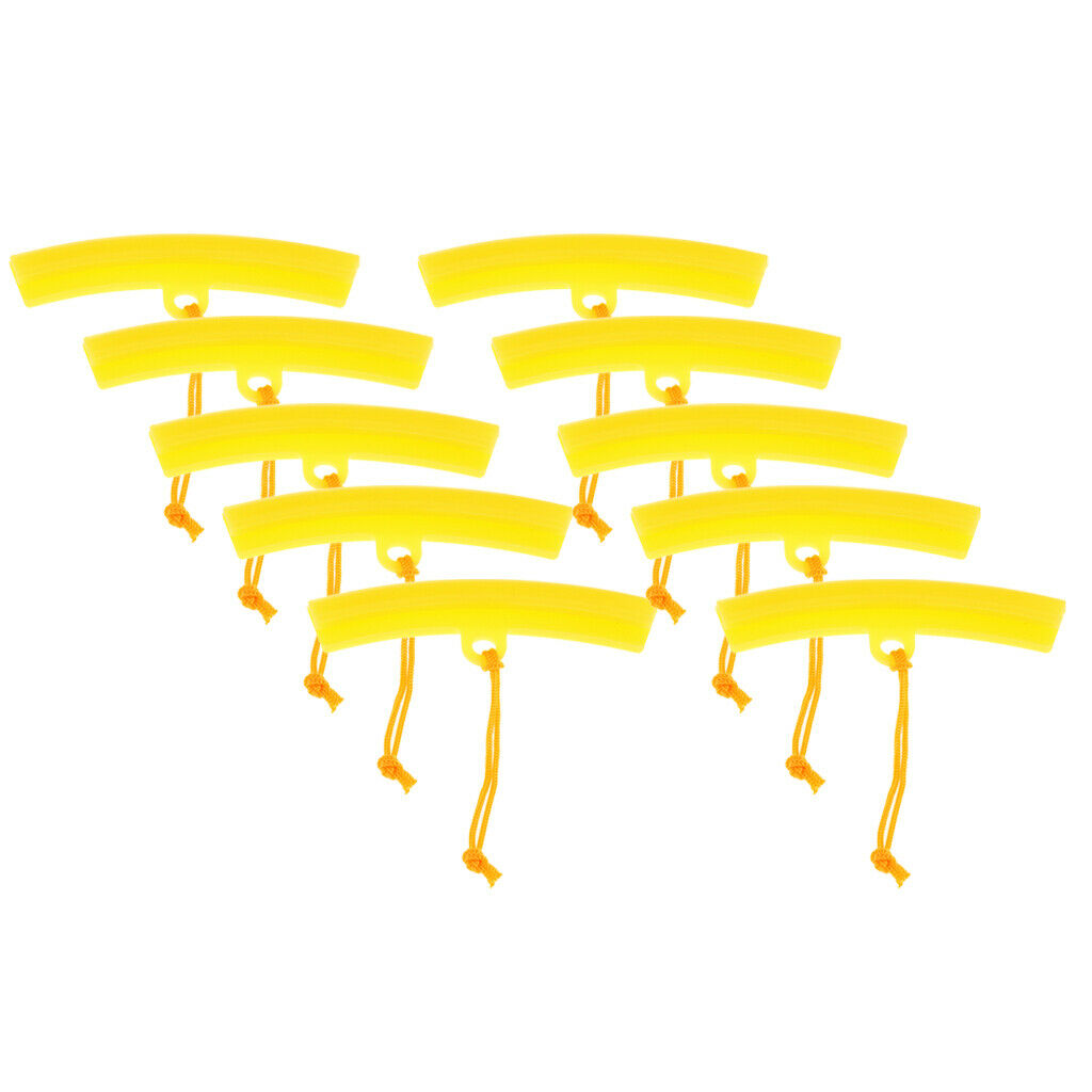 10 Pieces Car Tire Guard Rim Protector Tyre Wheel Changing Rim Edge Tools Yellow