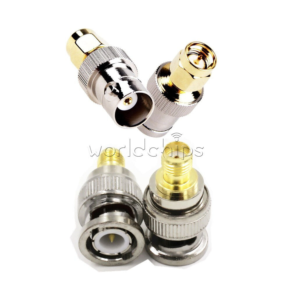 Connector BNC Female/Male Buchse Jack To SMA Male/Female Plug Stecker RF Adapter
