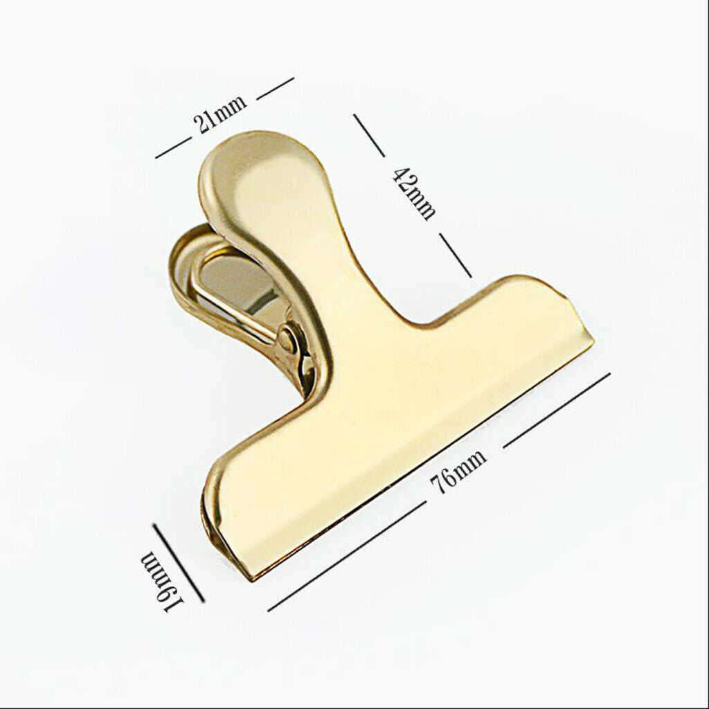 10pc Stainless Steel Chip Bag Clips Food Storage Sealer For Bags Towel Paper