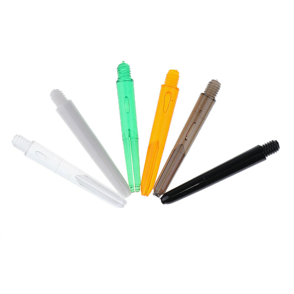 2X Universal 35mm 2BA Plastic Dart Stems Soft Indoor Games Accessories White