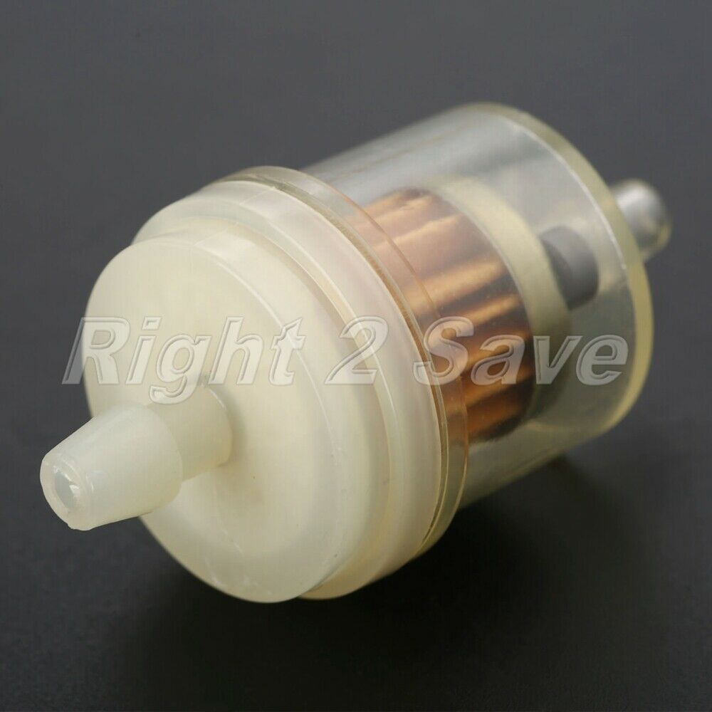 Motorcycle Yellow 1/4" 6mm 7mm Hose Line Fuel Gas Oil Filter Cleaner Universal