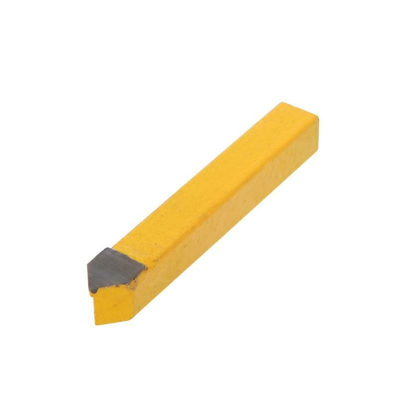 9Pcs 10x10mm Carbide Tipped Lathe Metal Cutter Cutting Tools Set Turning Boring