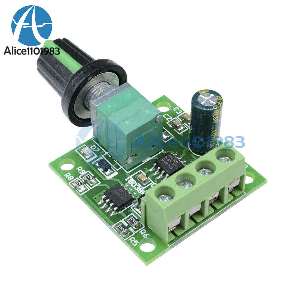 5PCS 2A Motor Speed Switch Controller PWM 1803BK+self-recovery Fuse DC 1.8V-15V