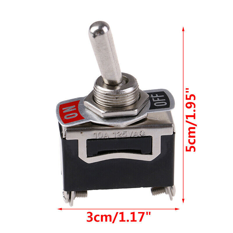 Toggle Switch Cover ON/OFF Switch Metal Lever Car Dash Light with Missile.l8